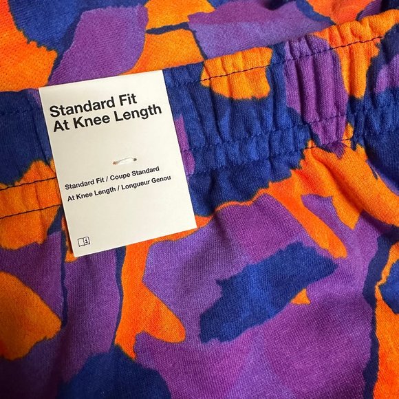 Nike Mens Club Fleece Allover Print French Terry Athletic Shorts Size M L - Picture 2 of 4